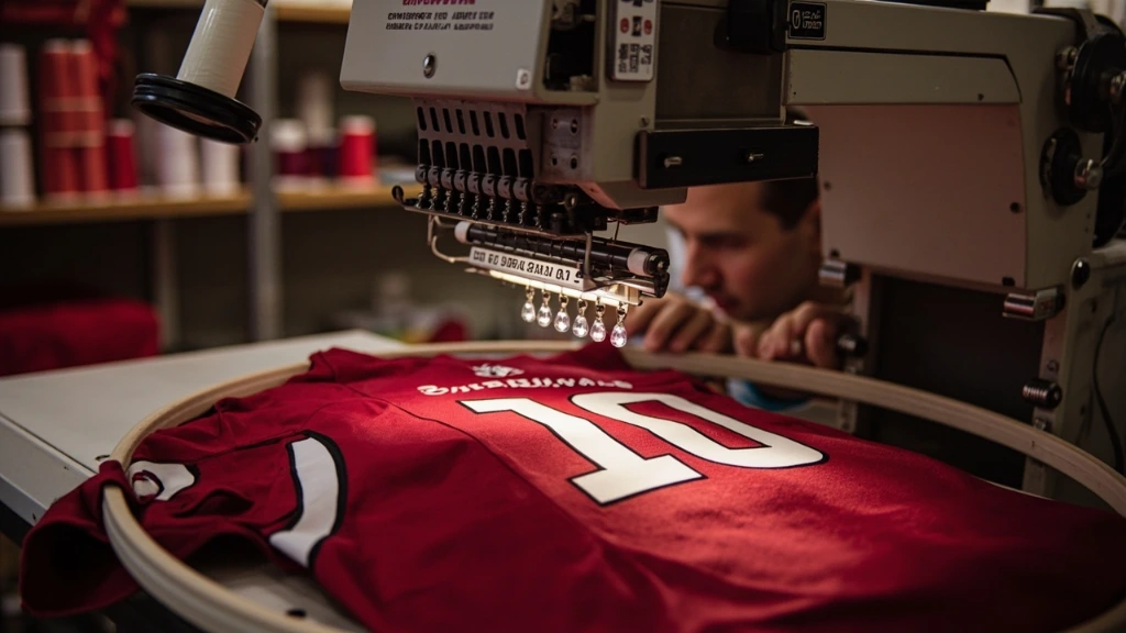In-house customization embroidery floor in Phoenix