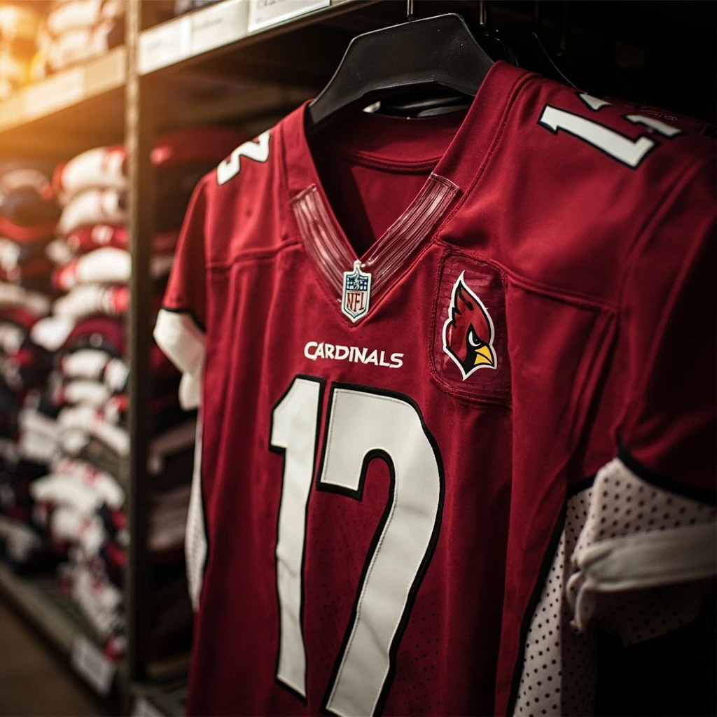 Cardinals jersey inventory on Phoenix warehouse shelves