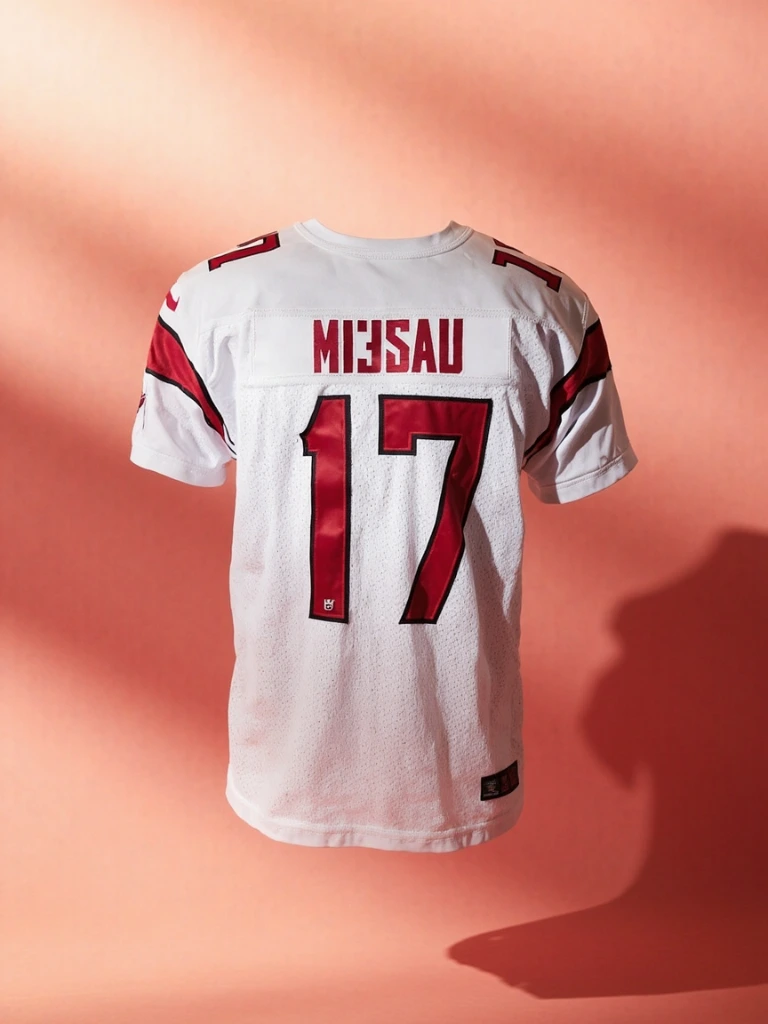 Arizona Cardinals white away jersey